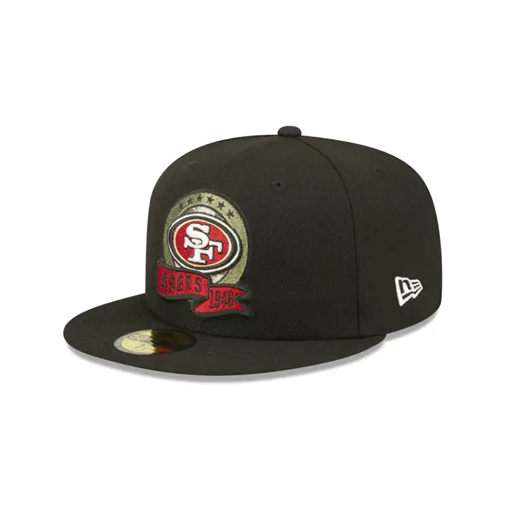 San Francisco 49ers 22 NFL Salute to Service 59FIFTY blk