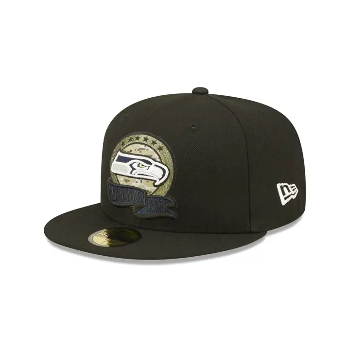 Seattle Seahawks 22 NFL Salute to Service 59FIFTY blk