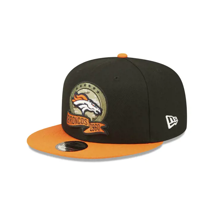 Denver Broncos 22 NFL Salute to Service 9FIFTY noir/orange