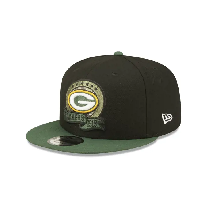 Green Bay Packers 22 NFL Salute to Service 9FIFTY blc/vrt