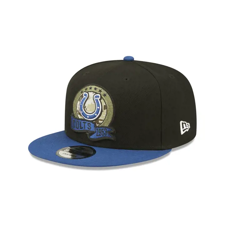 Indianapolis Colts 22 NFL Salute to Service 9FIFTY noir/bleu