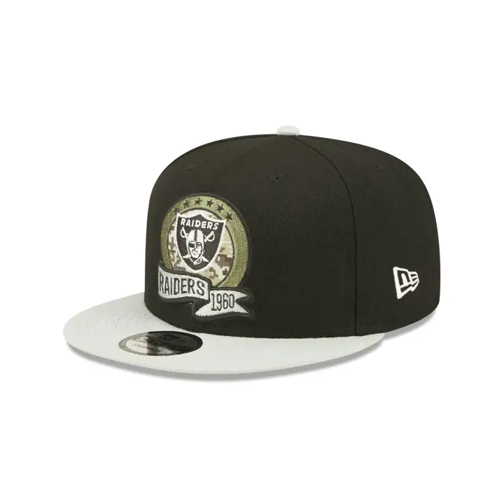Las Vegas Raiders 22 NFL Salute to Service 9FIFTY blk