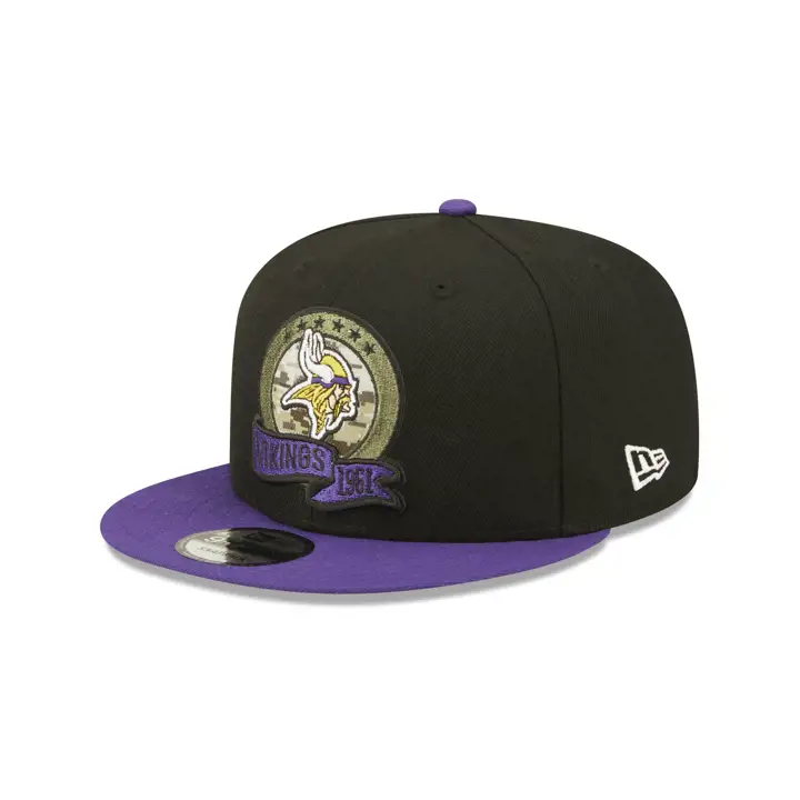 Minnesota Vikings 22 NFL Salute to Service 9FIFTY n/v blc/vio