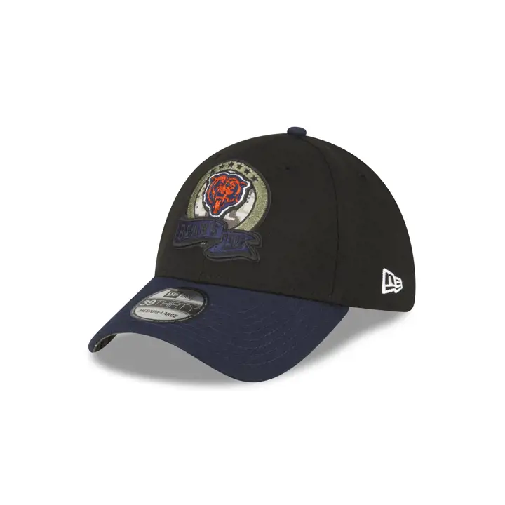 Chicago Bears 22 NFL Salute to Service 39THIRTY noir/orange