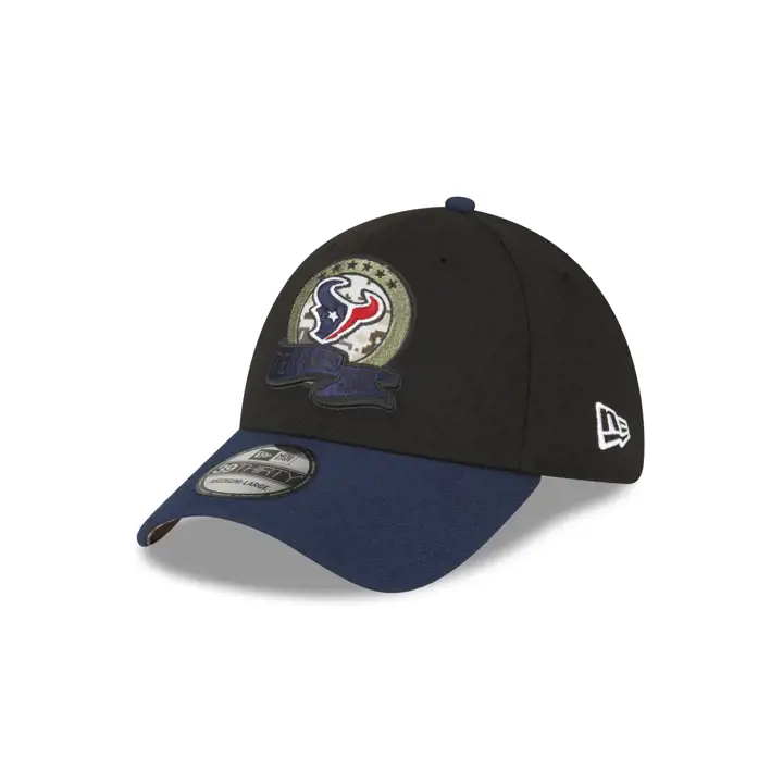 Casquette NFL Salute to Service 39THIRTY Houston Texans noire/rouge