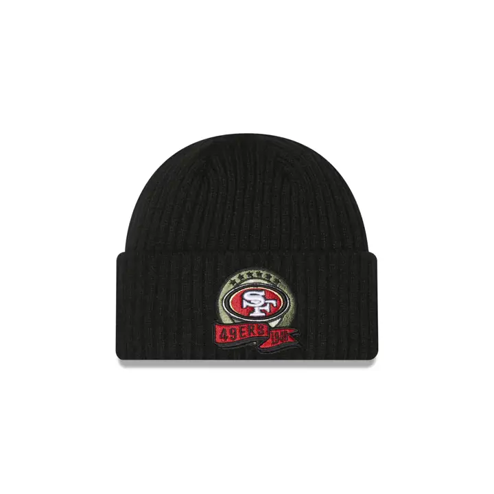 San Francisco 49ers 22 NFL Salute to Service Tricot noir