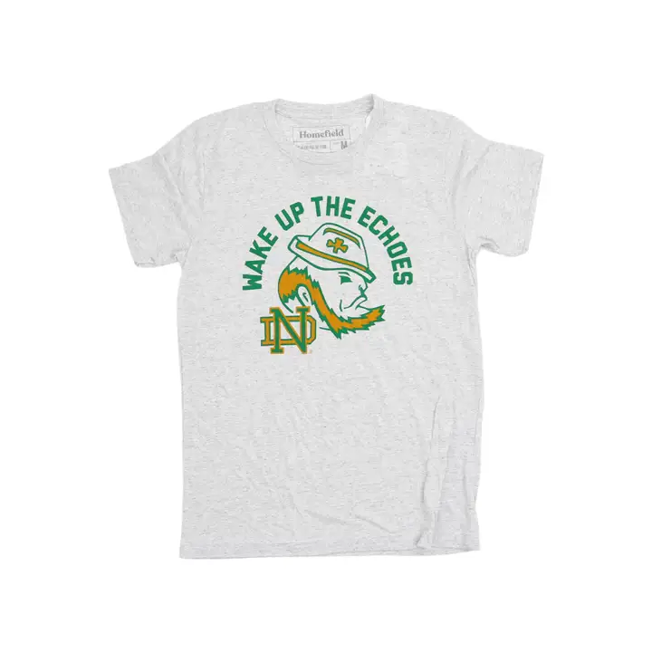 T-Shirt Rétro Notre Dame Fighting Irish ND Wake Up the Echoes