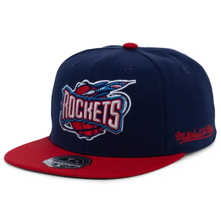 Houston Rockets NBA MN Basic Fitted bleu/rouge/vert HWC