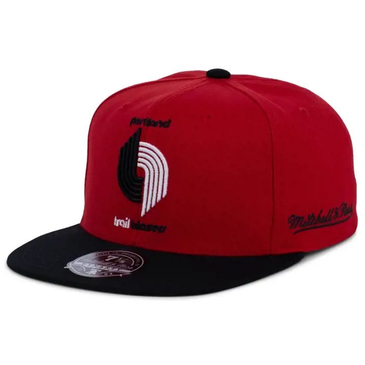Portland Trail Blazers NBA MN Casquette ajustée basique rouge/noir/vert HWC