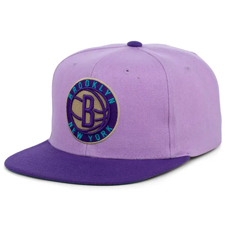 Casquette réglable Brooklyn Nets NBA Violet Views violet/pourpre/turquoise