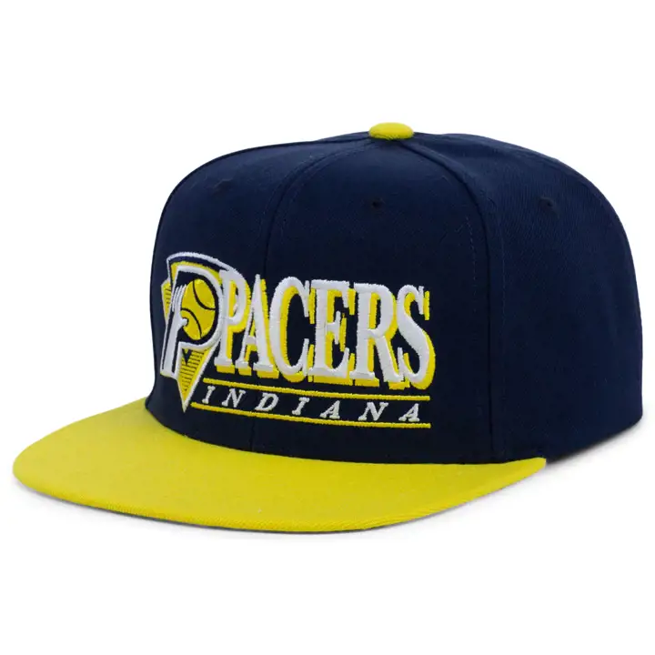 Casquette snapback Indiana Pacers NBA On Point marine/jaune/vert HWC