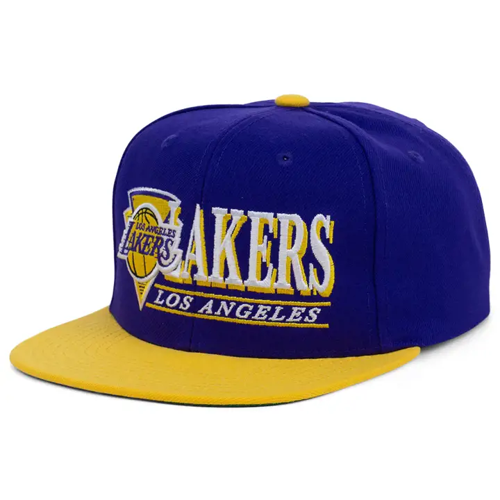 Los Angeles Lakers NBA On Point Snapback vio/jaune/vert