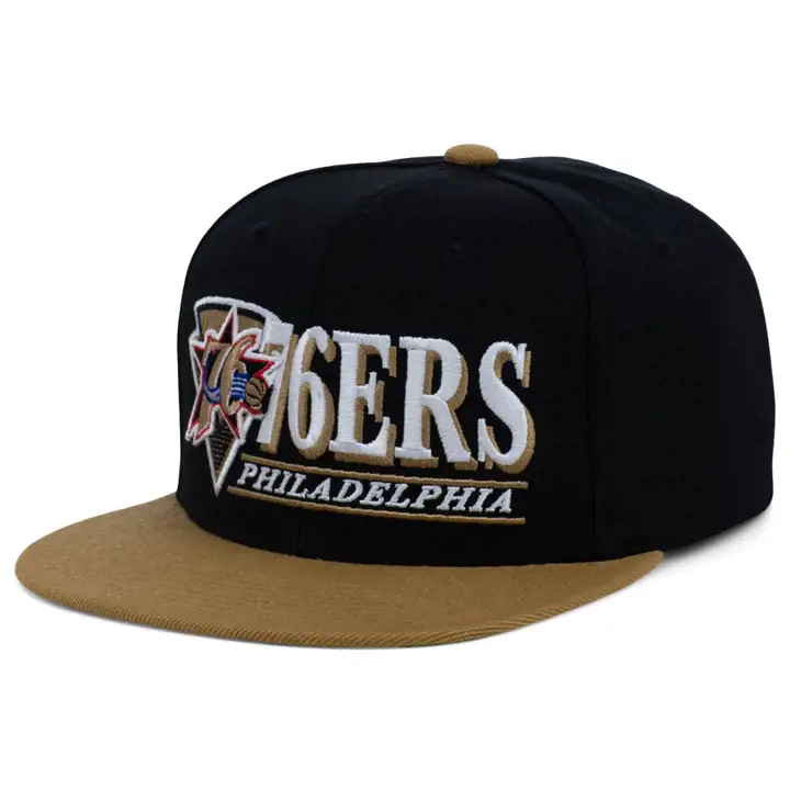 Casquette snapback NBA On Point Philadelphia 76ers noire/dorée/verte HWC