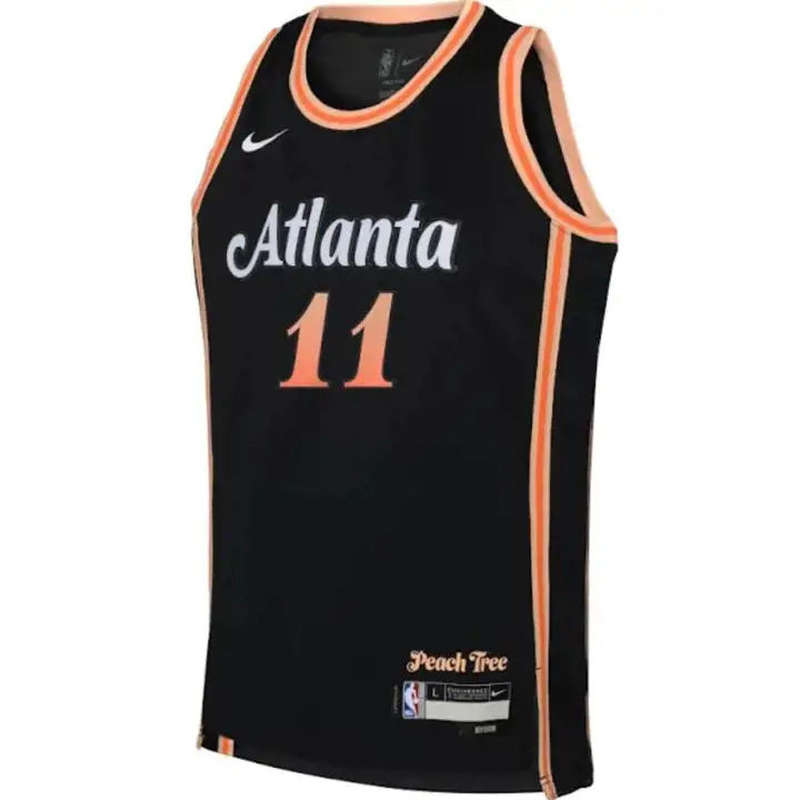 Maillot Swingman NBA City Edition Jeune Atlanta Hawks 23 noir