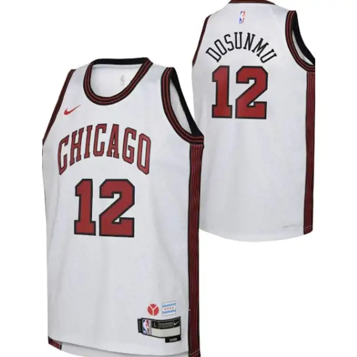Maillot Swingman NBA Chicago Bulls Youth City Edition 23 blanc
