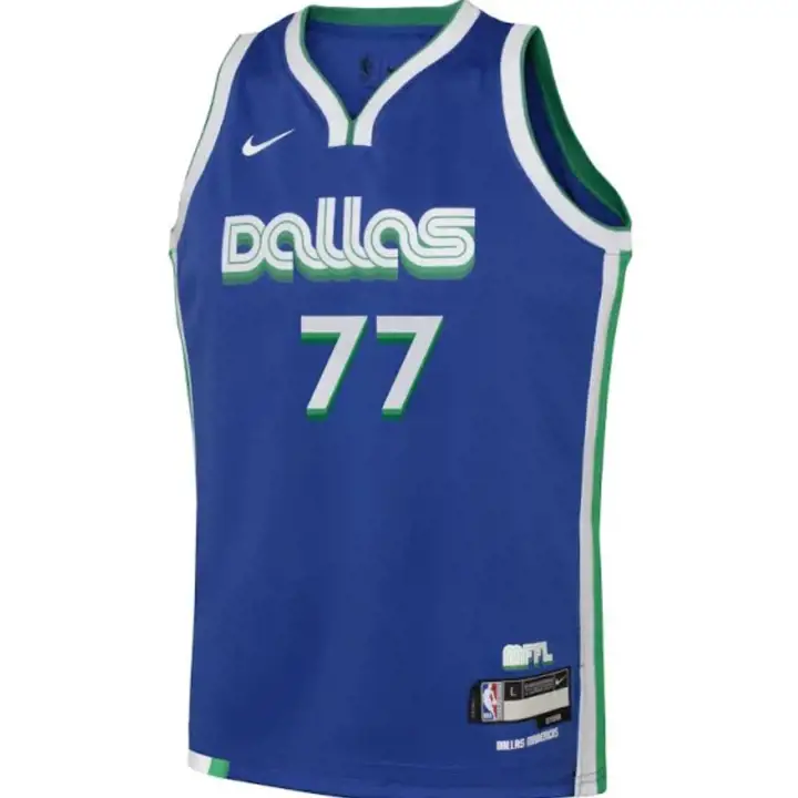 Maillot Dallas Mavericks NBA Youth City Edition Swingman 23 b