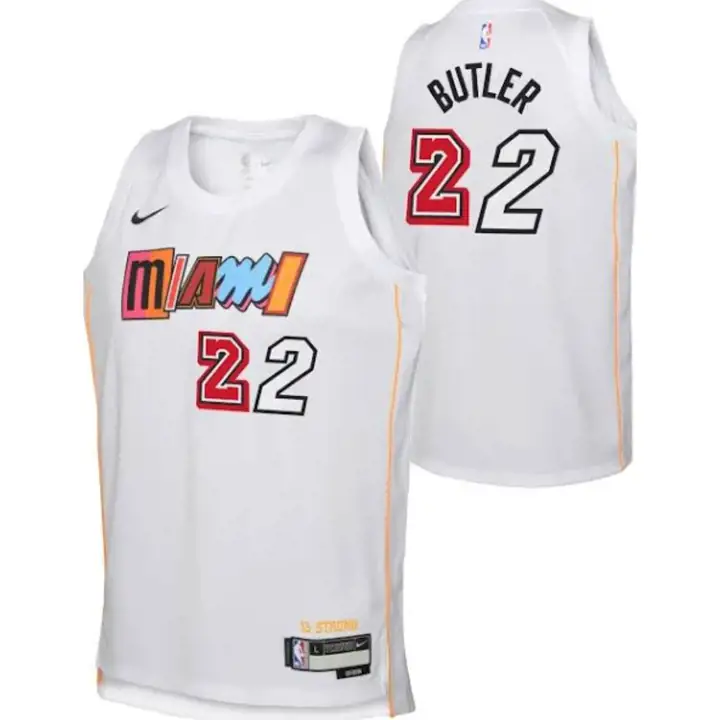 Maillot Swingman Miami Heat NBA Jeune City Edition 23 blanc