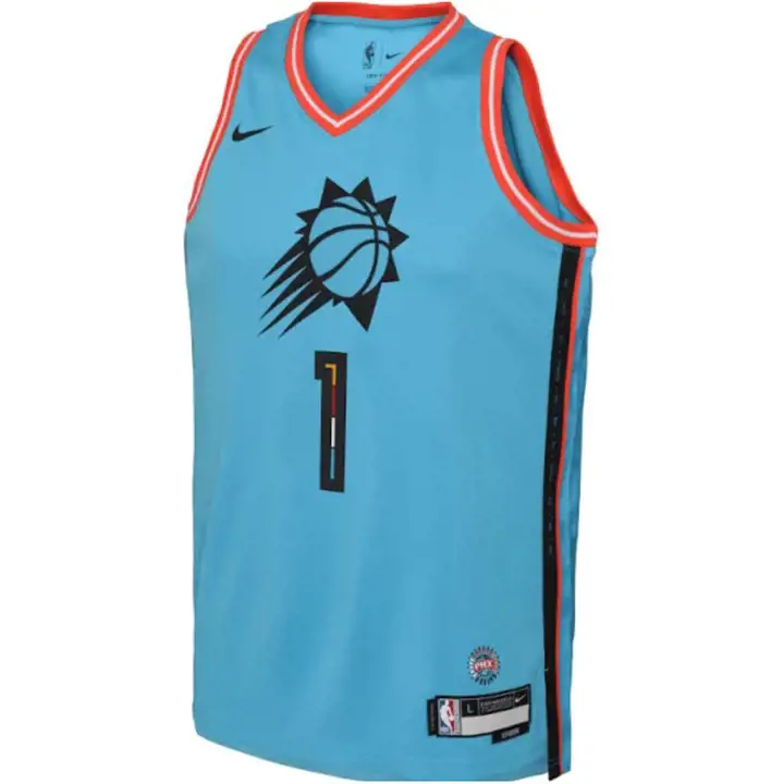 Maillot NBA Enfant Phoenix Suns City Edition Swingman 23 turq