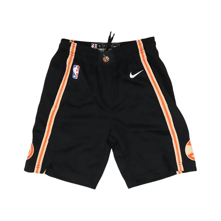 Short de survêtement Swingman NBA Atlanta Hawks City Edition Jeune 23 noir