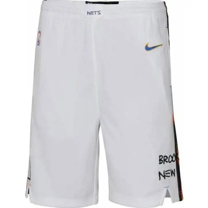 Short de ville Brooklyn Nets NBA Youth City Edition Swingman 23 blc