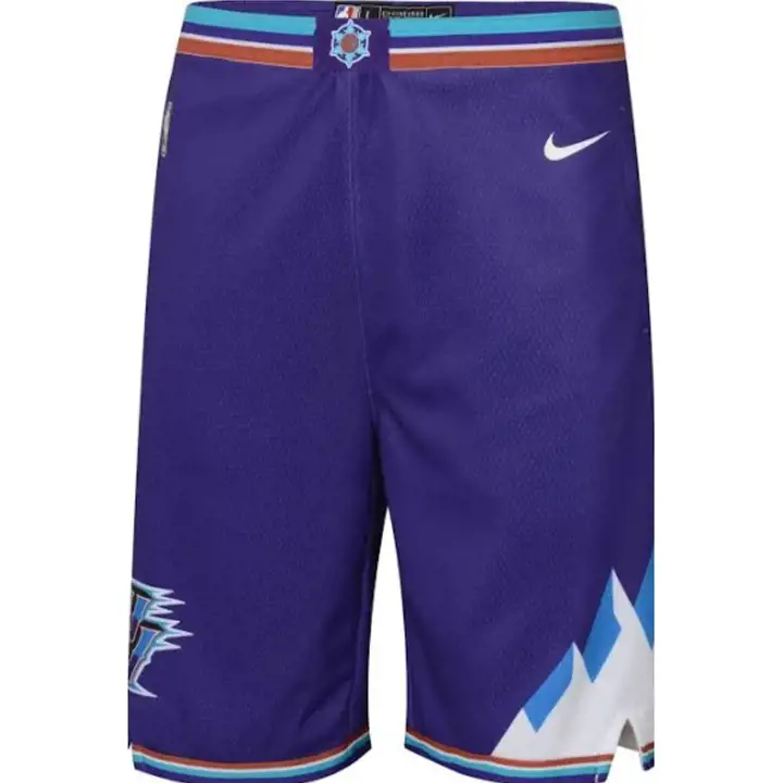 Shorts Swingman Enfant NBA Utah Jazz Édition City 23 Noir