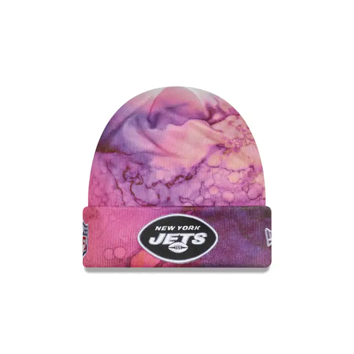 New York Jets 22 NFL Crucial Catch Bonnet Tricot Rose