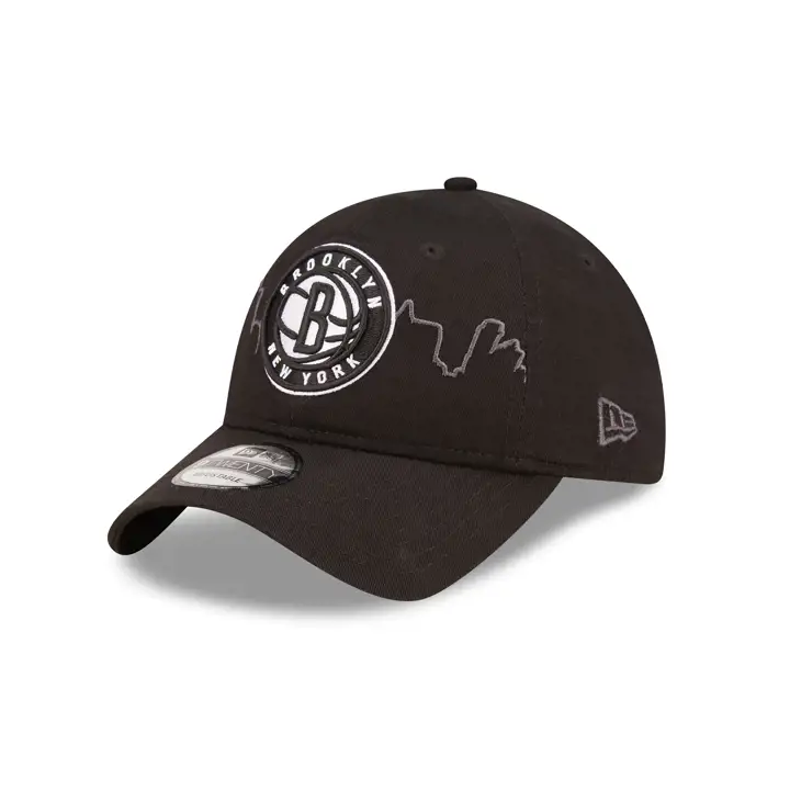 BROOKLYN NETS NBA 22 Coup d'Envoi 9TWENTY NOIR