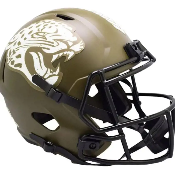 Casque réplique Jacksonville Jaguars Salute to Service Vert/Blanc