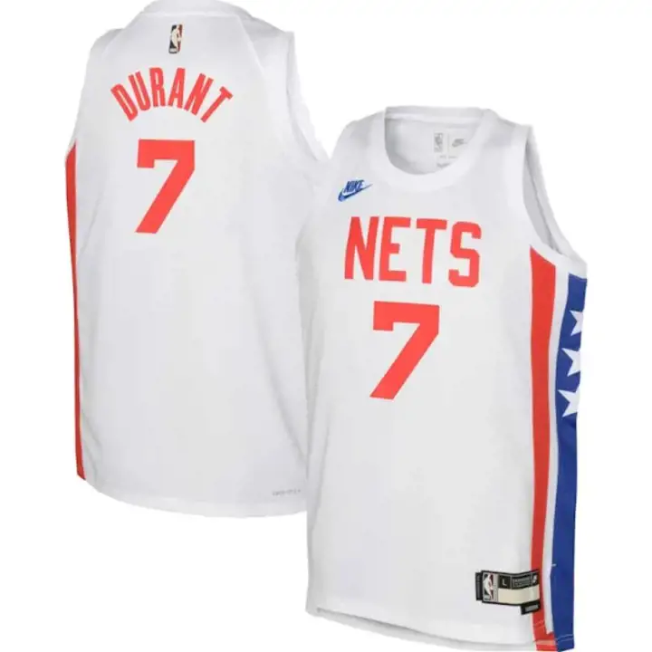 Maillot NBA Jeunesse HWC Swingman Brooklyn Nets 23 Kevin Durant