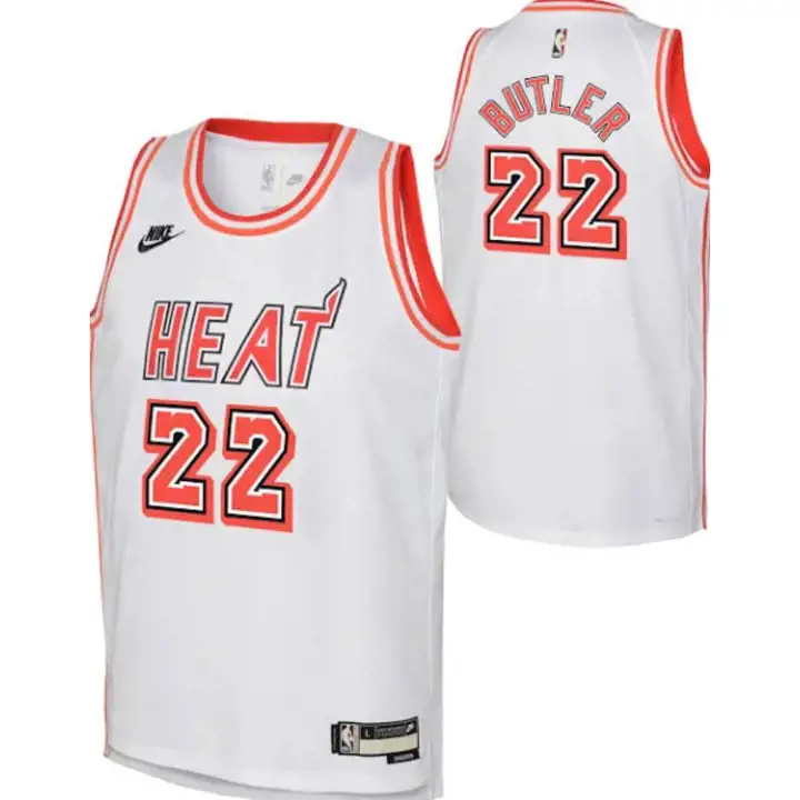 Maillot NBA HWC Swingman Miami Heat Junior 23 Jimmy Butler blc