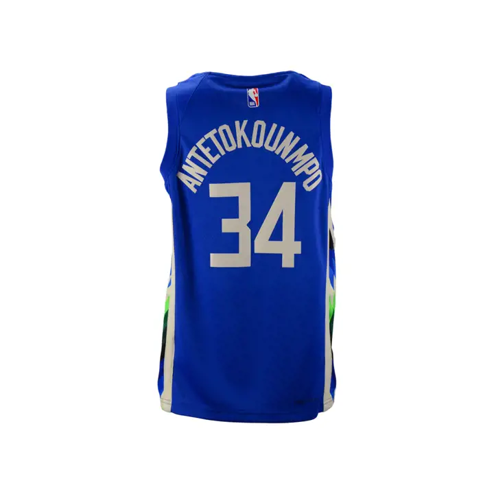 Maillot Swingman Mil Bucks NBA Youth City Edition 22 Antetoko