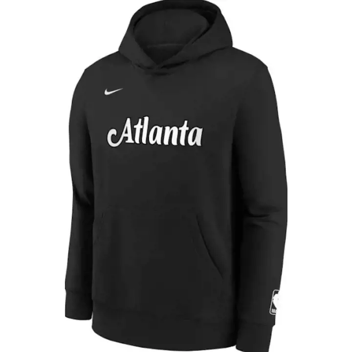 Chandail à capuchon essentiel City Edition NBA pour jeune des Hawks d'Atlanta