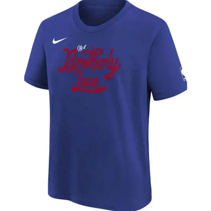 T-shirt essentiel à logo NBA Youth City Edition des Philadelphia 76ers