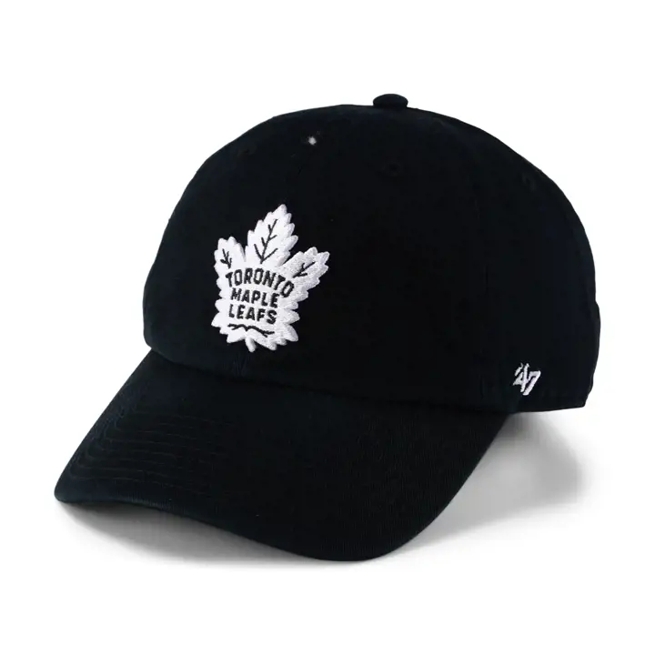 Casquette Noire et Blanche NHL Toronto Maple Leafs BW Clean Up