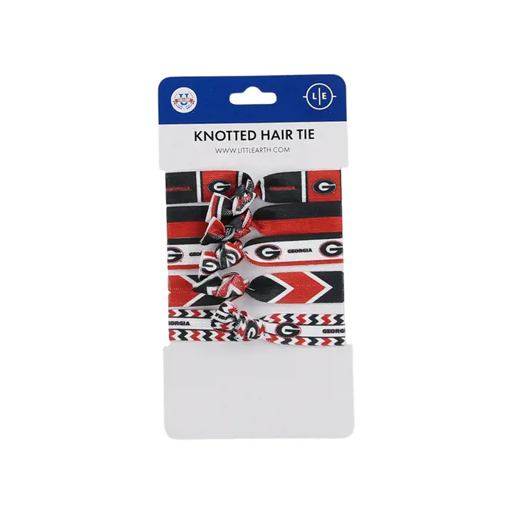 Élastique à cheveux noué Georgia Bulldogs