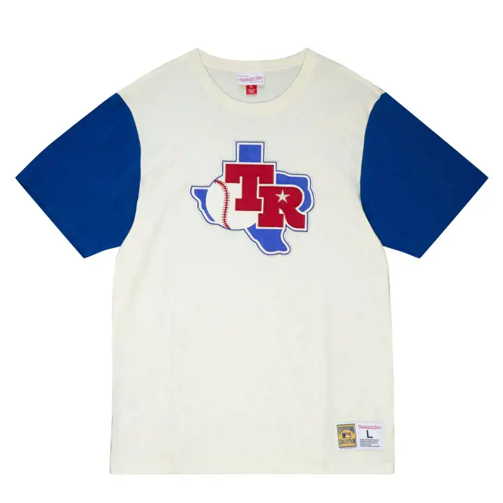 T-shirt Texas Rangers MLB M&N Color Blocked ivo/rbl