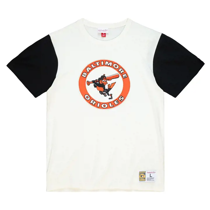 T-shirt Colour Block Orioles MLB noir
