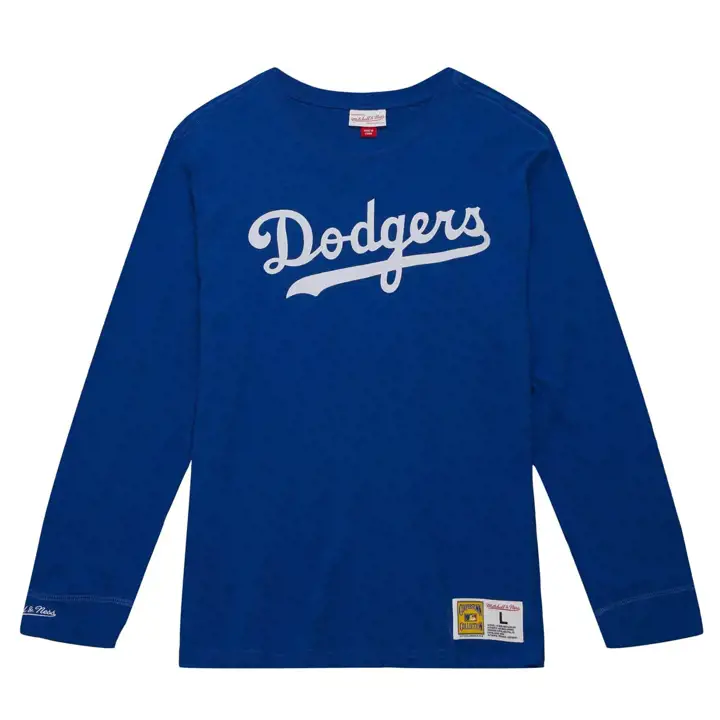 LOS ANGELES DODGERS MLB M&N Legendary Slub T-Shirt ML Manches Longues rbl