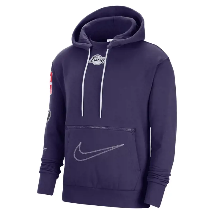LOS ANGELES LAKERS NBA City Edition CTS Sweat à Capuche Polaire 22 Pur