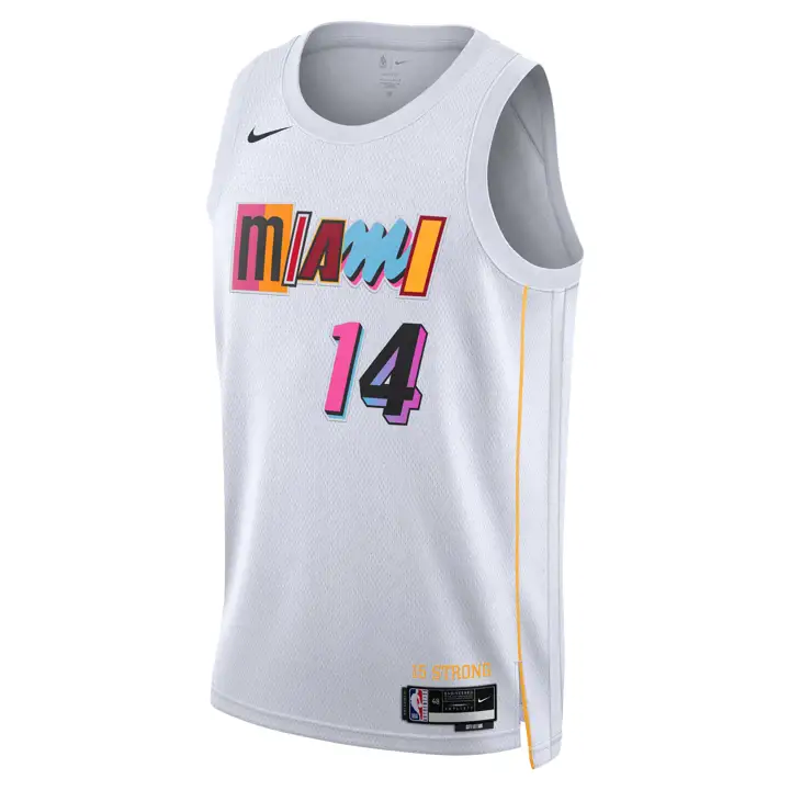 MAILLOT SWINGMAN NBA CITY EDITION MIAMI HEAT 22 TYLER HERRO h
