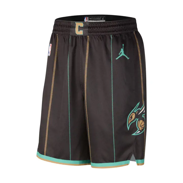 Short de basket NBA City Edition Swingman Charlotte Hornets 22 Noir