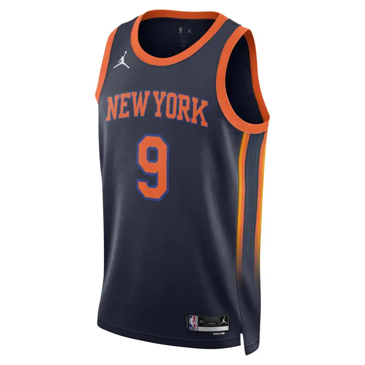 MAILLOT SWINGMAN NBA STATEMENT NEW YORK KNICKS RJ BARRETT Nav