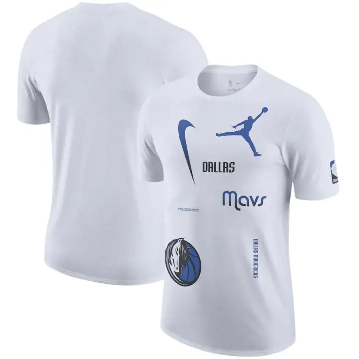 T-shirt Dallas Mavericks NBA Statement CTS Max 90 blanc