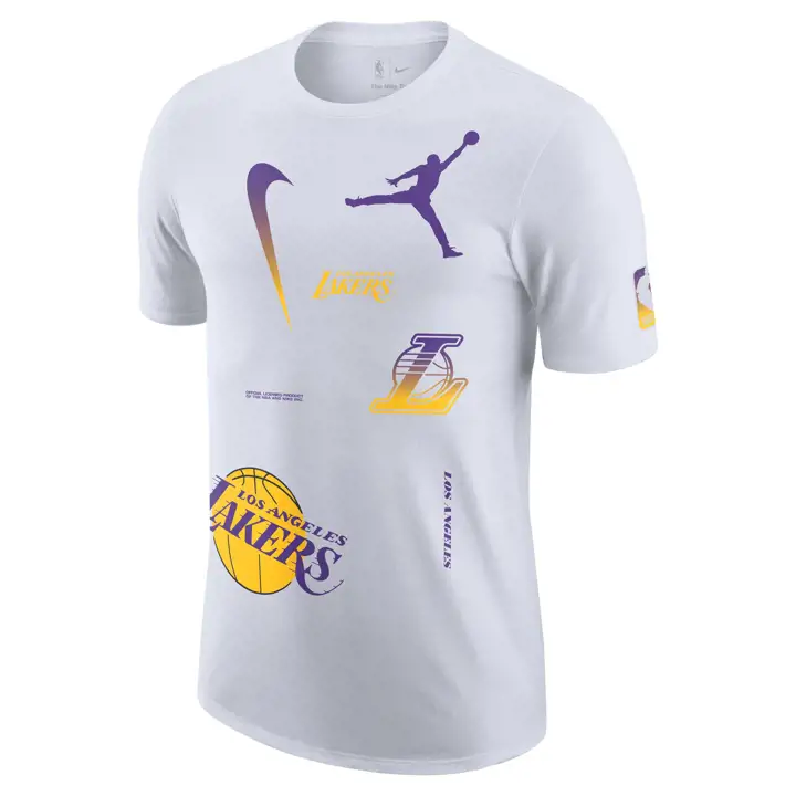 T-shirt LOS ANGELES LAKERS NBA Statement CTS Max 90 wht