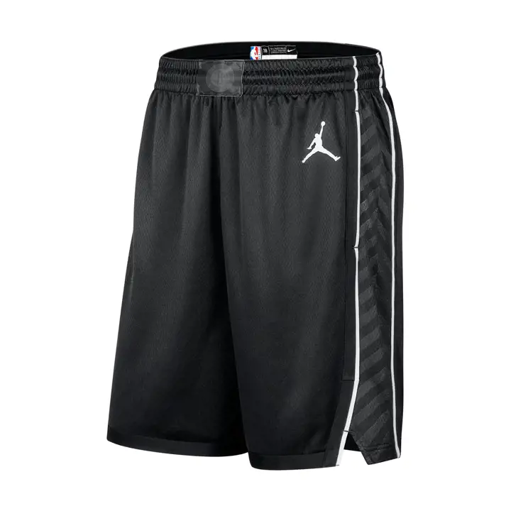 Short de basketball Swingman Brooklyn Nets NBA noir