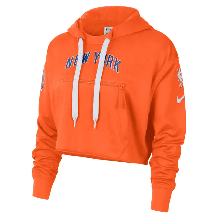 NEW YORK KNICKS NBA Femme Nike Polaire PO CE 22 Org