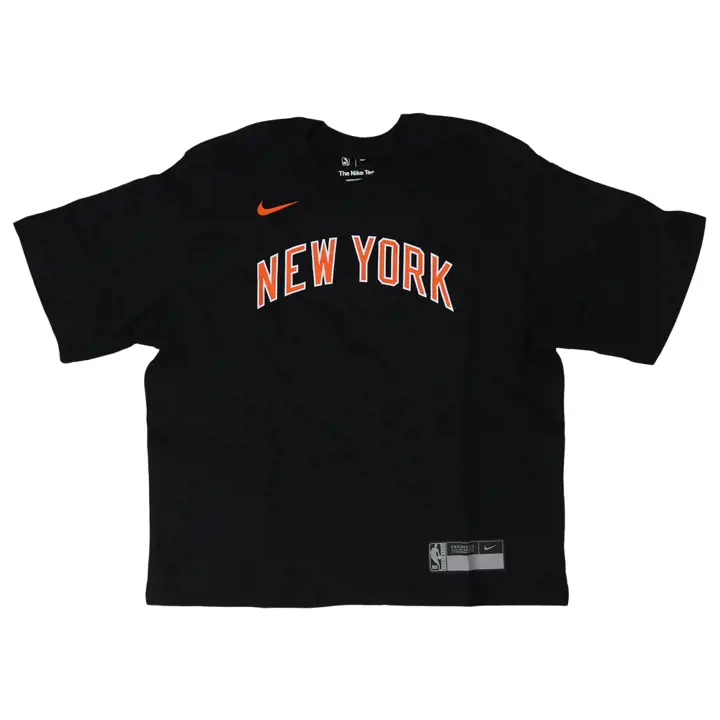 NEW YORK KNICKS NBA Tee Boxy Femme Nike CE 22 Noir
