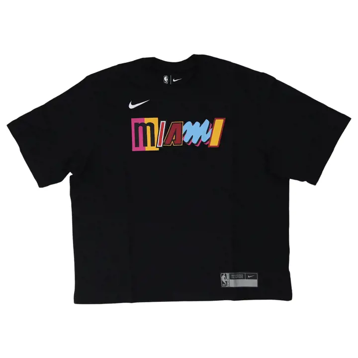 MIAMI HEAT NBA Tee coupe carrée Nike femme 22 noir