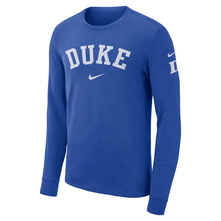 T-shirt à manches longues saisonnier Duke Blue Devils NCAA Cotton 22 RBL