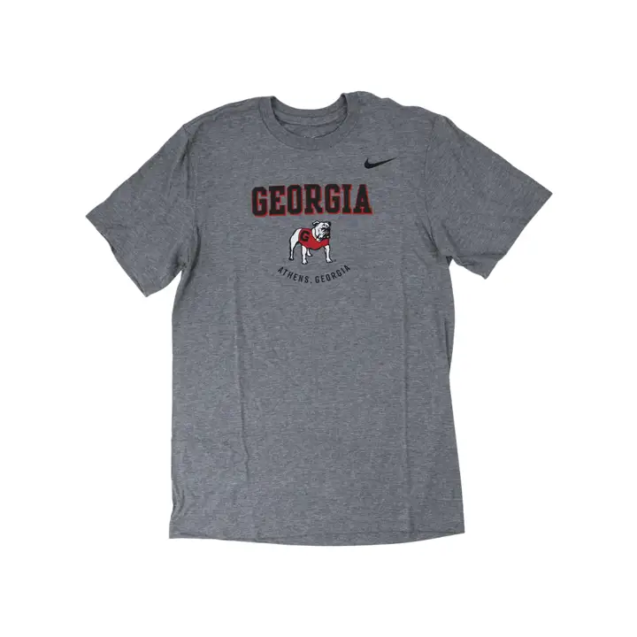 T-shirt Triblend Drifit NCAA Georgia Bulldogs 22 GRY